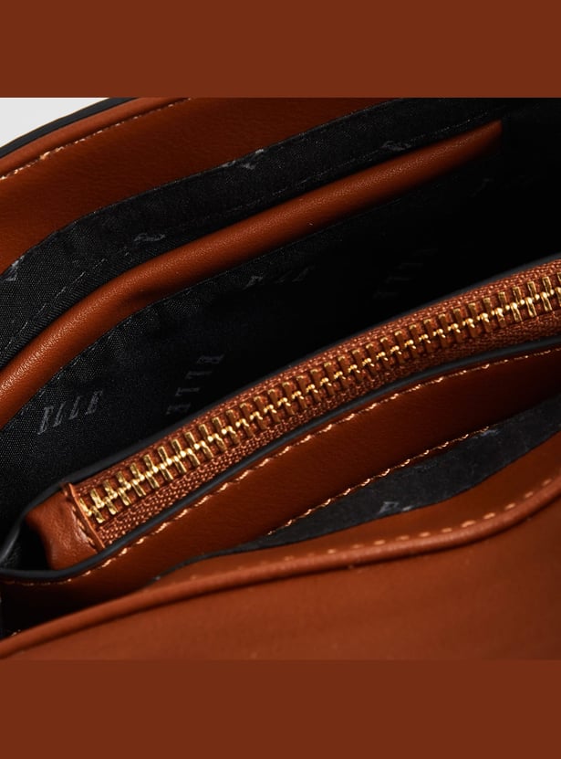 ELLE Brand Embossed Sling Bag