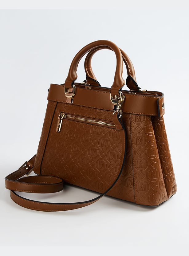 ELLE Embossed Handheld Bag