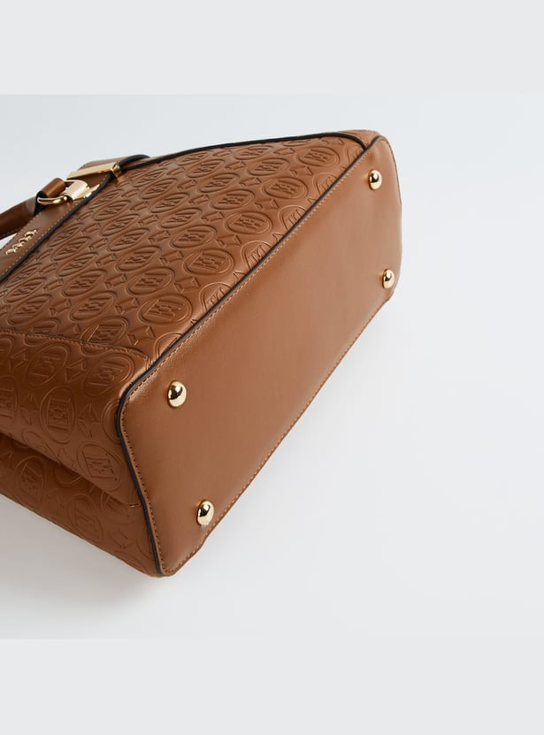ELLE Embossed Handheld Bag