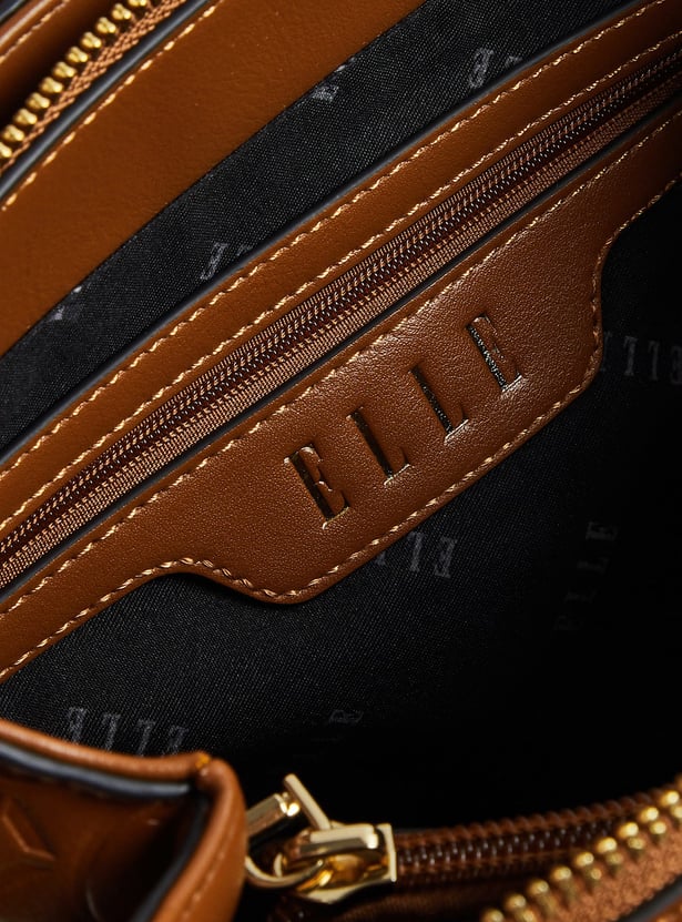 ELLE Embossed Handheld Bag