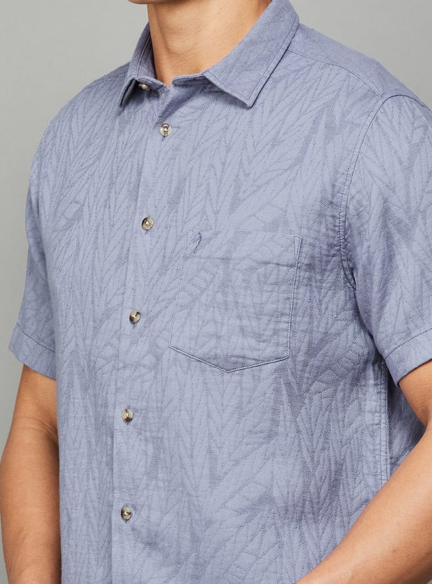 INDIAN TERRAIN Patterned Classic Fit Shirt