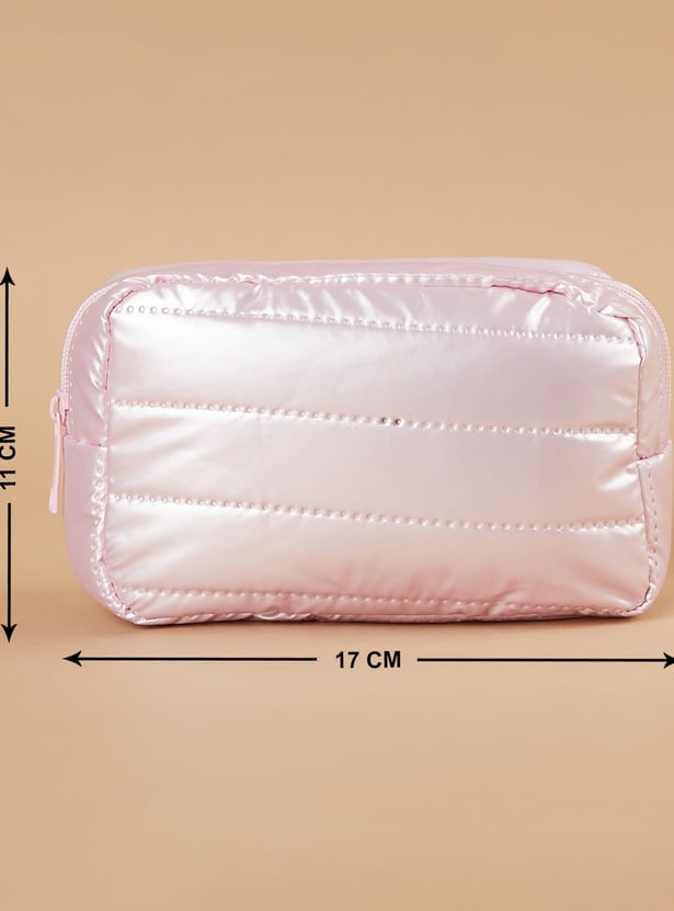 GINGER Quilted Vanity Pouch