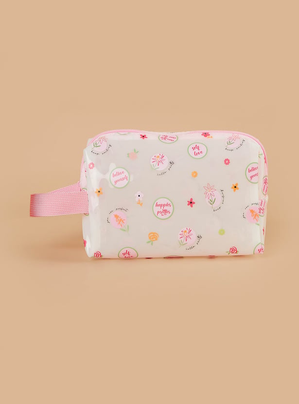GINGER Floral Print Vanity Pouch