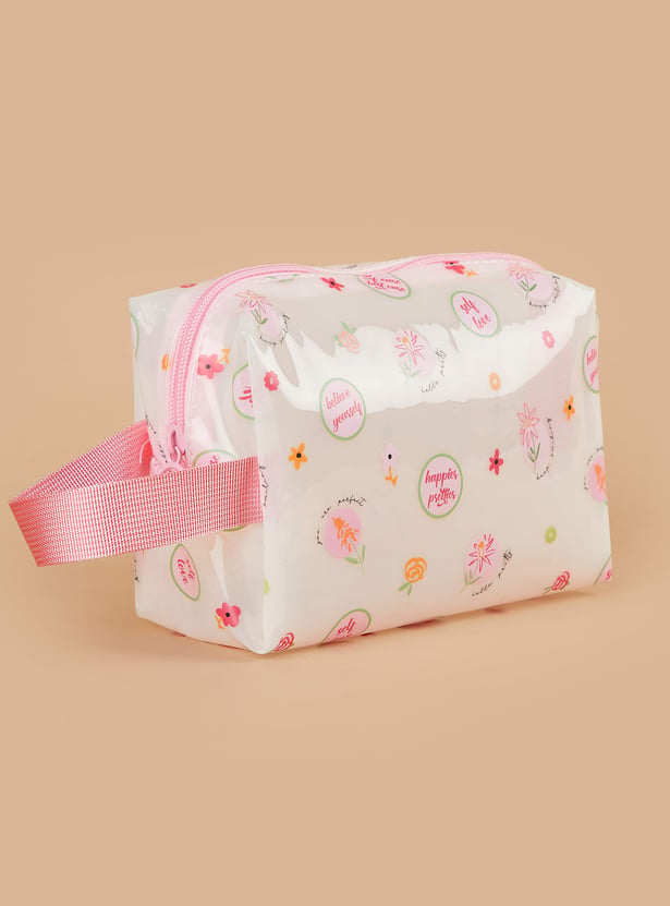 GINGER Floral Print Vanity Pouch