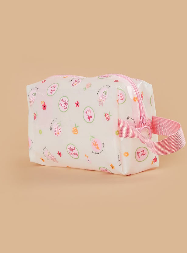 GINGER Floral Print Vanity Pouch