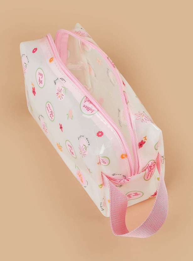 GINGER Floral Print Vanity Pouch