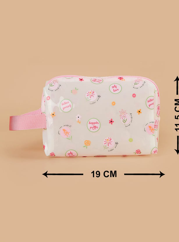 GINGER Floral Print Vanity Pouch