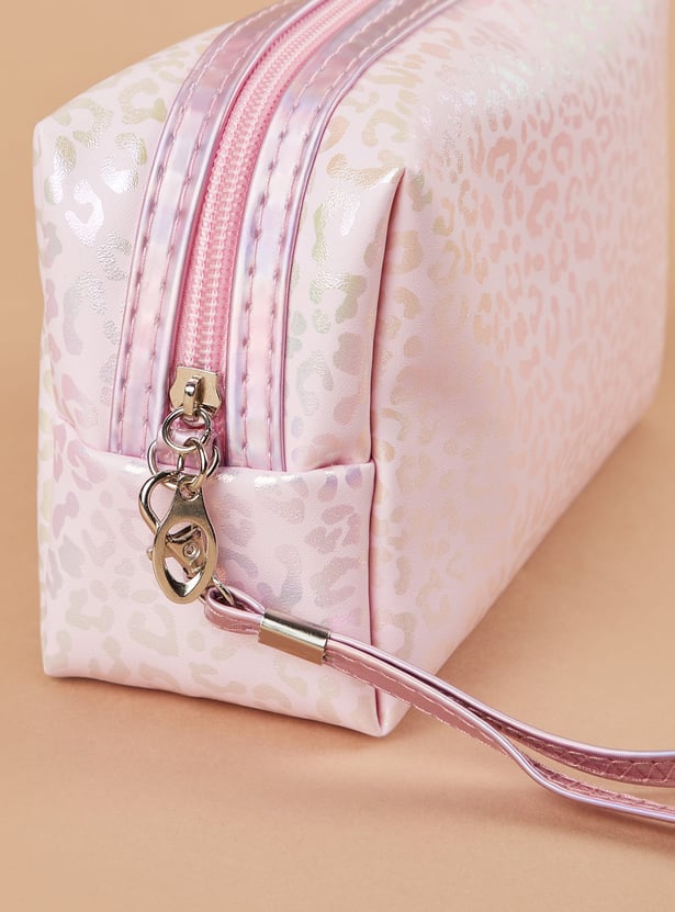 GINGER Animal Print Vanity Pouch