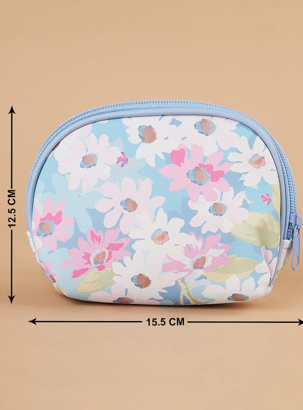 GINGER Floral Print Vanity Pouches - Pack of 3