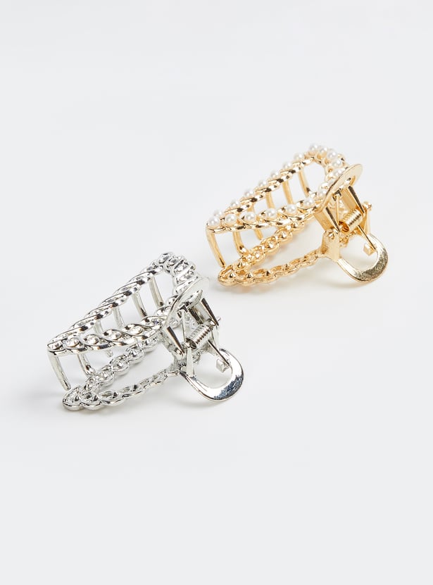 FAME FOREVER Embellished Clutchers - Pack of 2