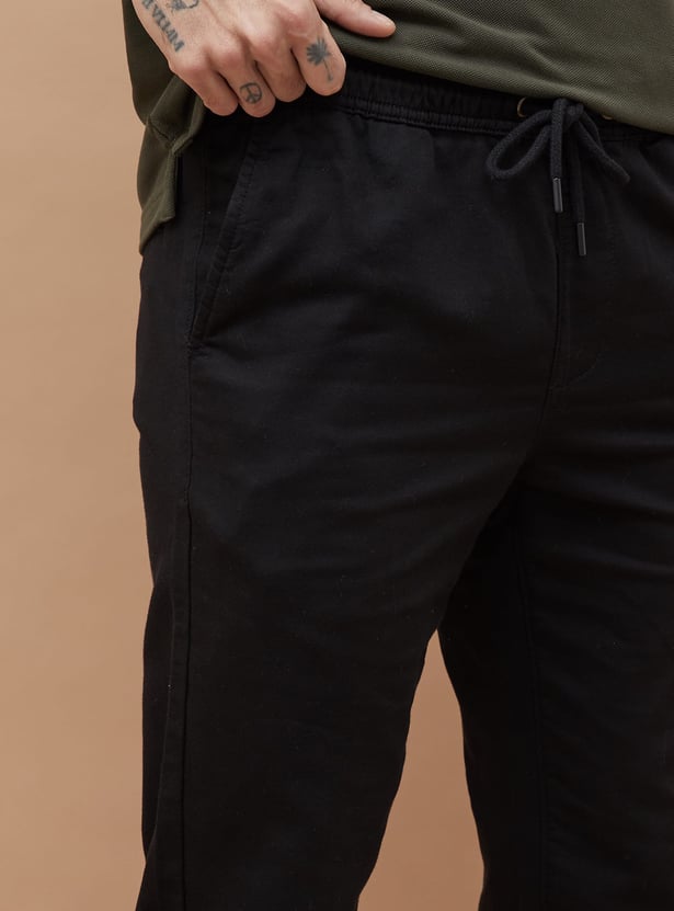 FAME FOREVER Solid Regular Fit Trousers
