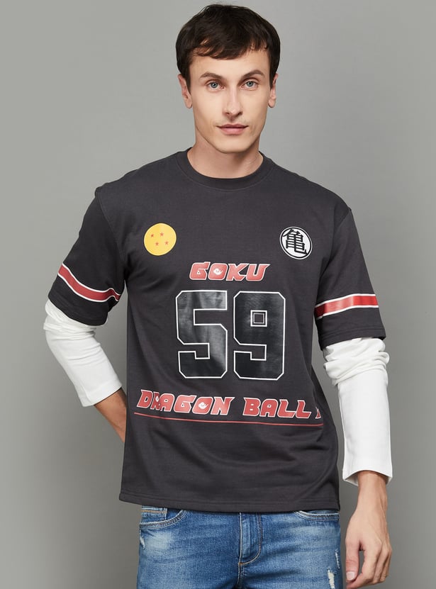 FREE AUTHORITY Dragon Ball Z Doctor Sleeve T-shirt