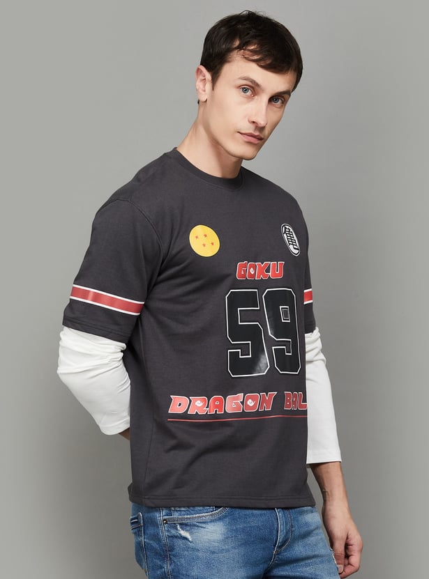 FREE AUTHORITY Dragon Ball Z Doctor Sleeve T-shirt