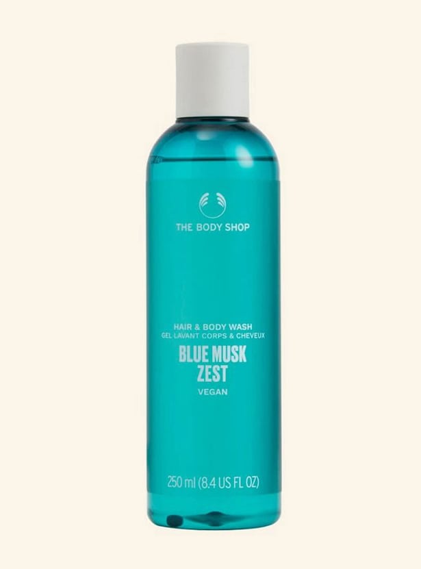THE BODY SHOP Blue Musk Zest Hair And Body Wash - 250ml