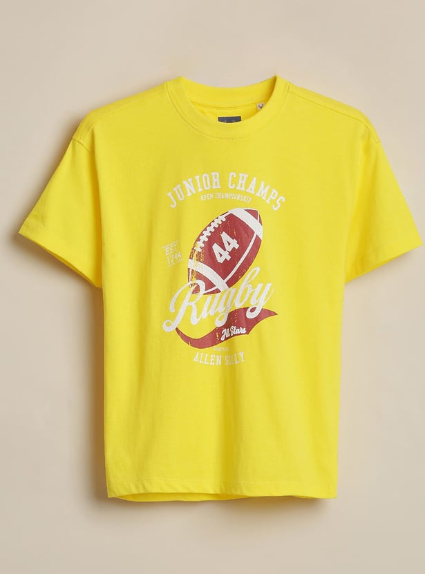 ALLEN SOLLY Boys Printed T-shirt