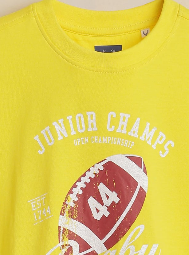 ALLEN SOLLY Boys Printed T-shirt