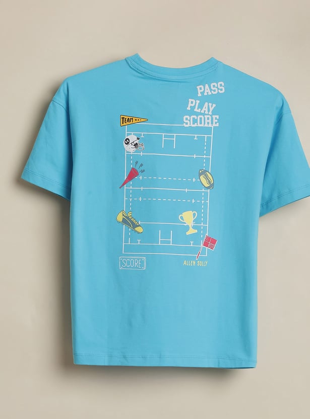 ALLEN SOLLY Boys Printed T-shirt