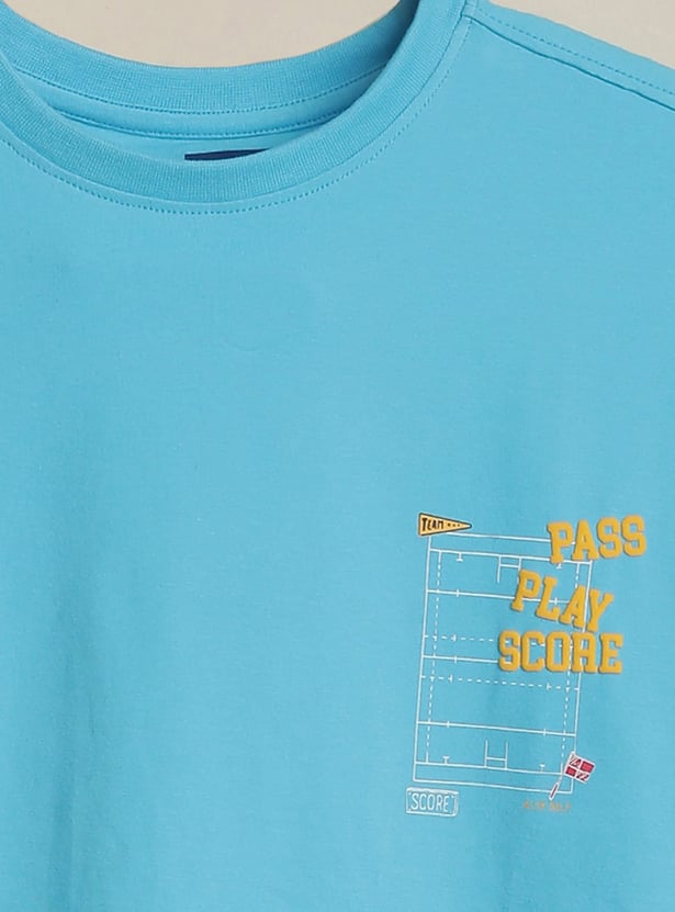 ALLEN SOLLY Boys Printed T-shirt