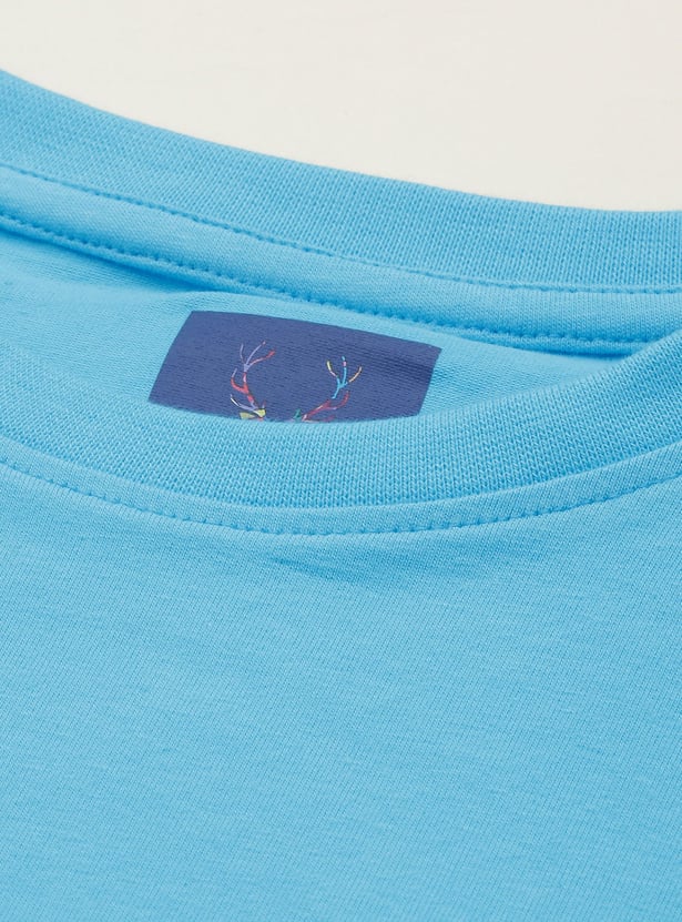 ALLEN SOLLY Boys Printed T-shirt