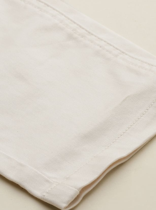 ALLEN SOLLY Boys Solid Slim Fit Trousers