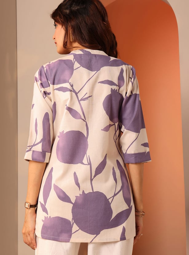 LIBAS Printed Straight Short Kurti