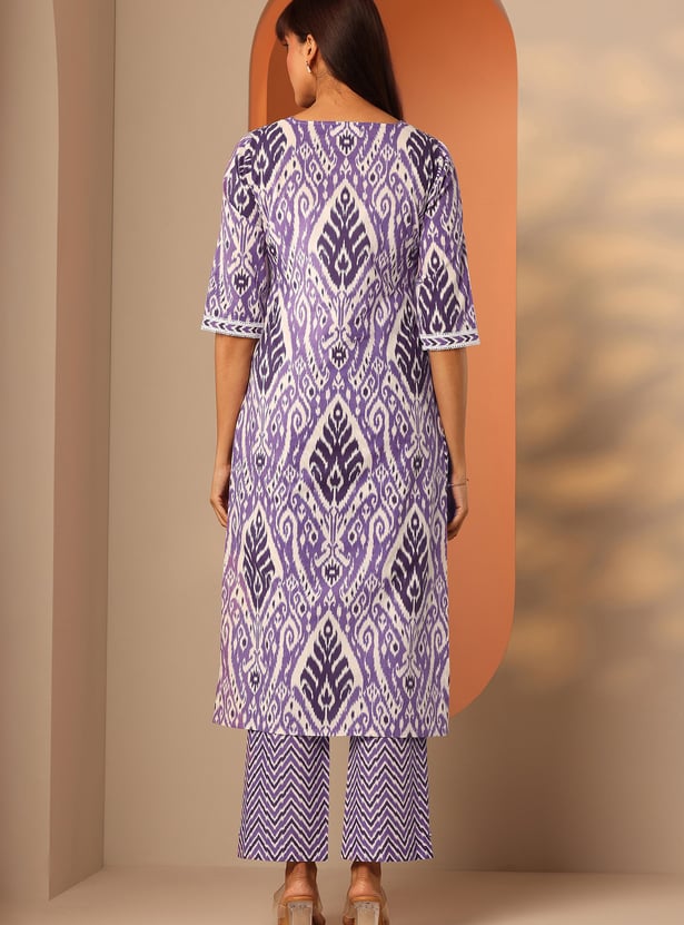 LIBAS Printed Straight Kurta Set