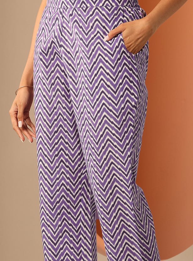 LIBAS Printed Straight Kurta Set