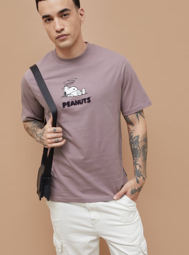 FAME FOREVER Snoopy Peanuts Printed T-shirt