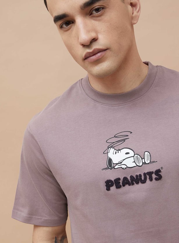 FAME FOREVER Snoopy Peanuts Printed T-shirt
