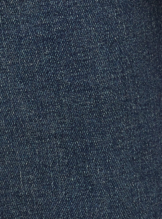 FAME FOREVER Solid Mom Fit Jeans
