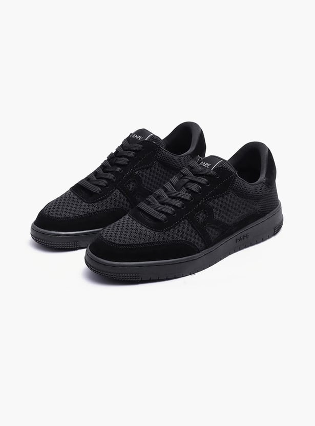 Buy RARE RABBIT Flint Textured Suede Sneakers from Rare Rabbit at just ...