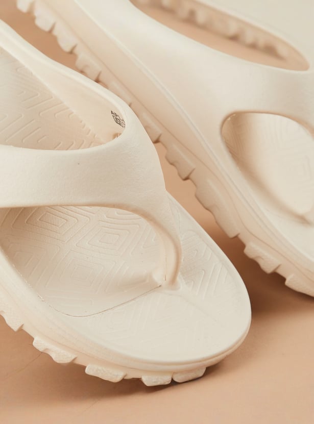 GINGER Solid Flatform Slippers