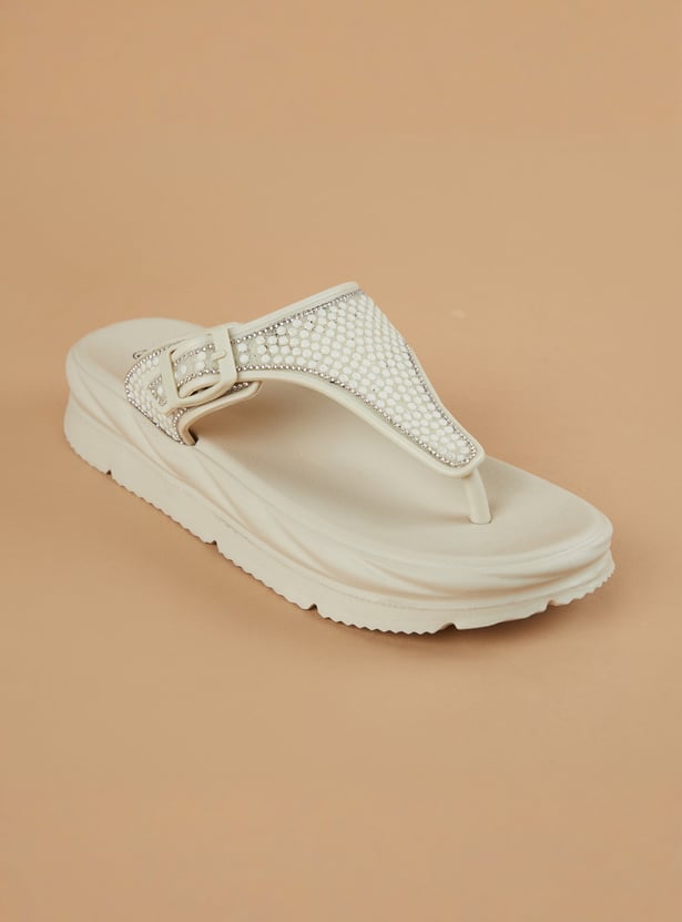 GINGER Embellished Flatforms