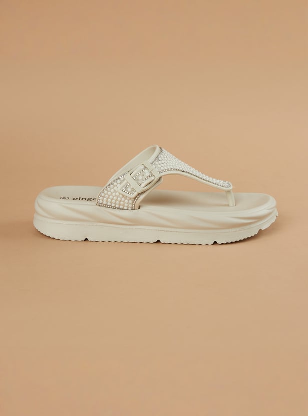 GINGER Embellished Flatforms
