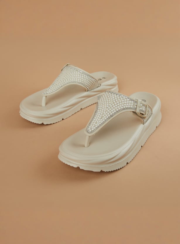 GINGER Embellished Flatforms