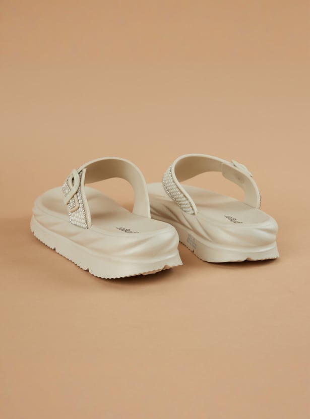 GINGER Embellished Flatforms
