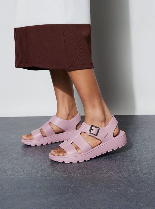 GINGER Solid Platform Sandals
