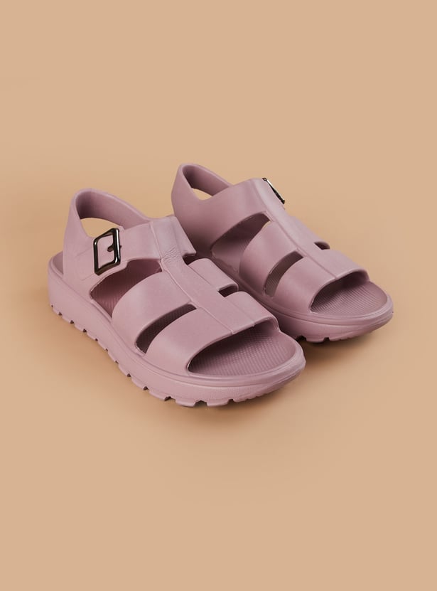 GINGER Solid Platform Sandals