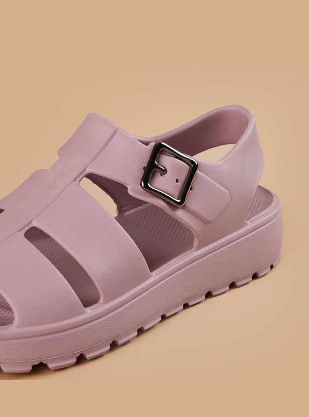GINGER Solid Platform Sandals