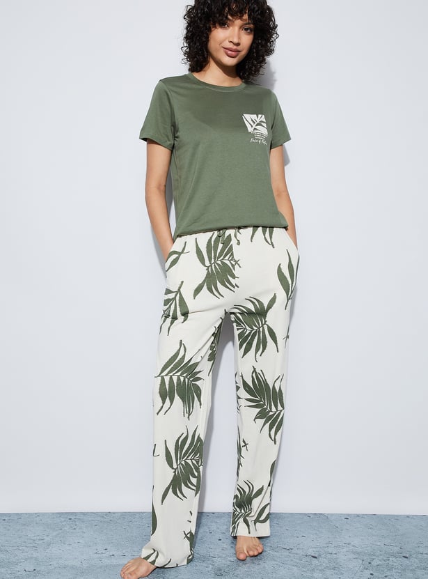 GINGER Printed Night Suit