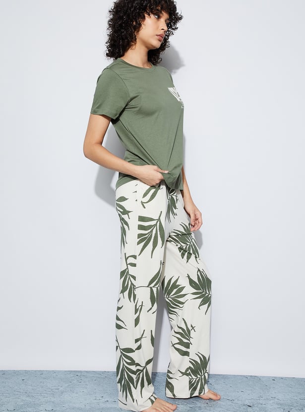 GINGER Printed Night Suit