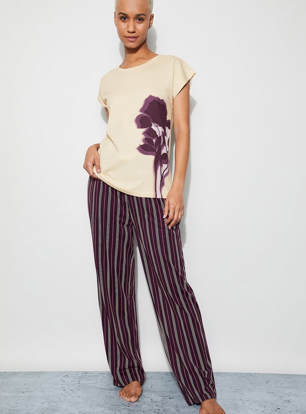GINGER Printed Night Suit