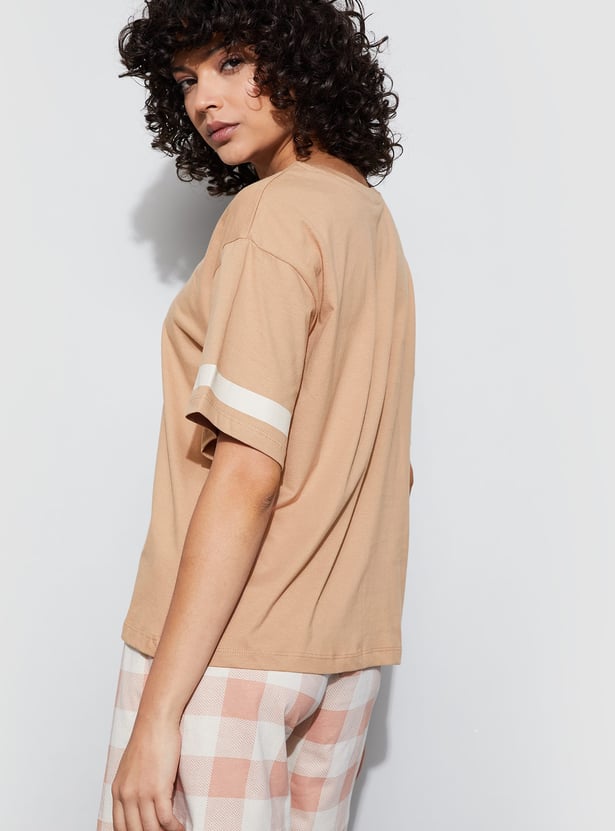 GINGER Typographic Print T-shirt