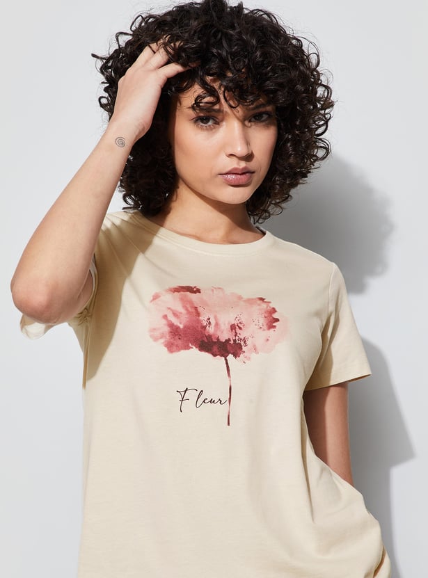 GINGER Floral Print T-shirt