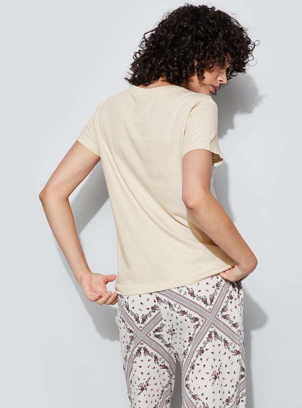 GINGER Floral Print T-shirt