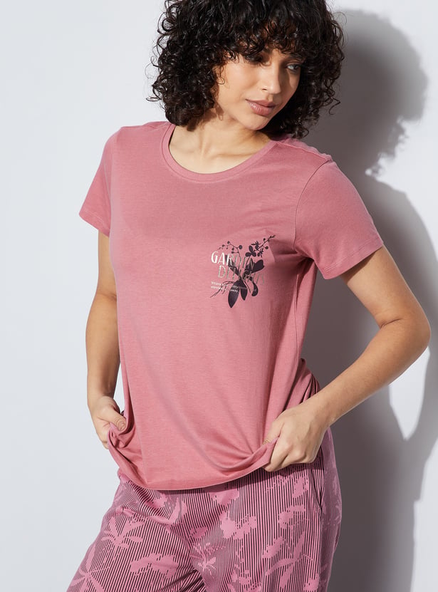 GINGER Printed Lounge T-shirt