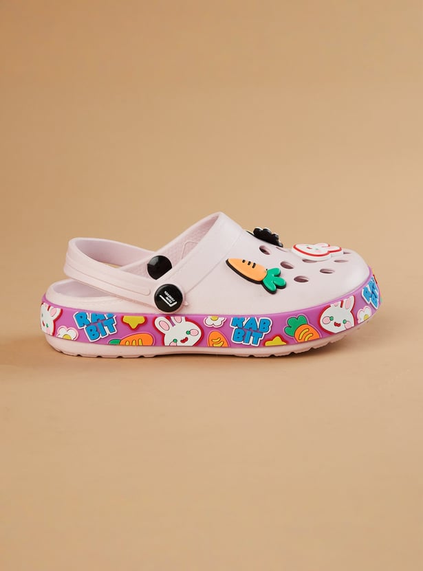 FAME FOREVER Girls Jibbitz Charms Clogs
