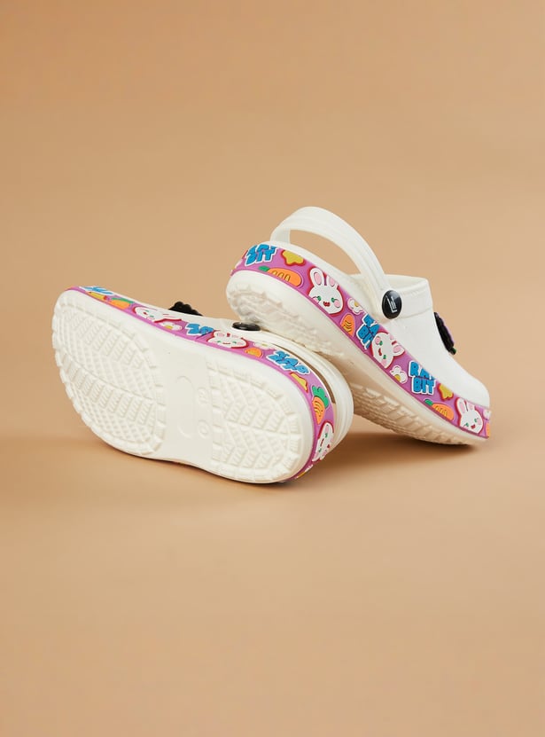 FAME FOREVER Girls Jibbitz Charms Clogs