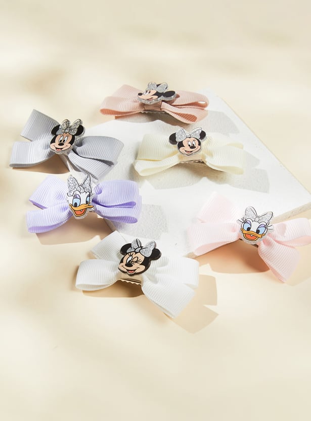 FAME FOREVER Disney Applique Alligator Hair Clips - Pack of 6