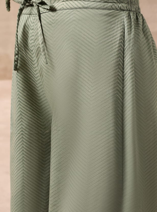 W Embroidered Palazzo